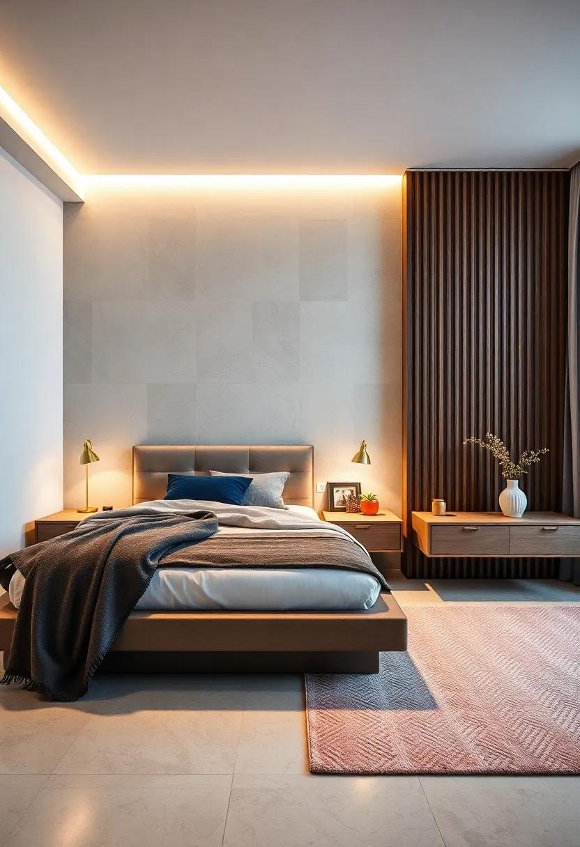 Clever Storage solutions: Check out innovative floating ‌nightstands⁢ with hidden ‌compartments for a⁣ neat⁢ and tidy look, ensuring your bedroom remains clutter-free