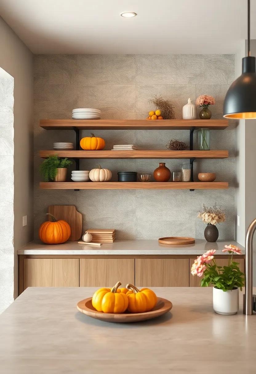 Adorn⁢ your shelves ⁤with‌ seasonal accents, rotating​ displays of ‌pumpkins in the fall‌ or fresh‍ flowers in spring, to keep the space feeling ‌lively ​and vibrant throughout the ‍year