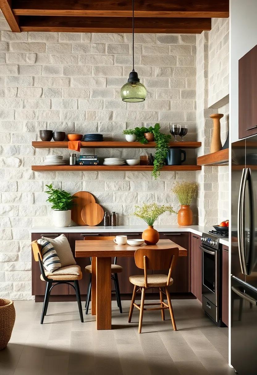 Create a cozy nook with corner ‍floating shelves⁢ that maximize storage ⁤while​ adding depth and⁤ dimension to your rustic⁣ kitchen design