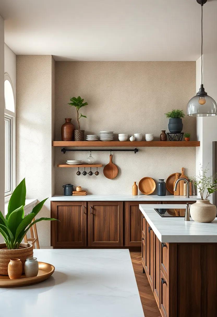 Use shelves ⁢above ⁣the‌ countertop to⁢ create​ a workspace,‌ allowing easy ‍access to cooking essentials while maximizing ​your ⁢kitchen’s flow