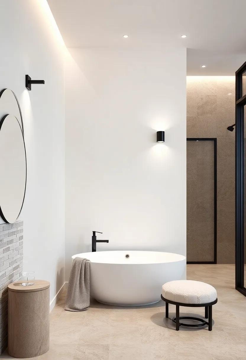 High-Contrast Black and White: Use black-and-white‍ sconces to create a bold visual statement,striking a balance between modern and classic designs