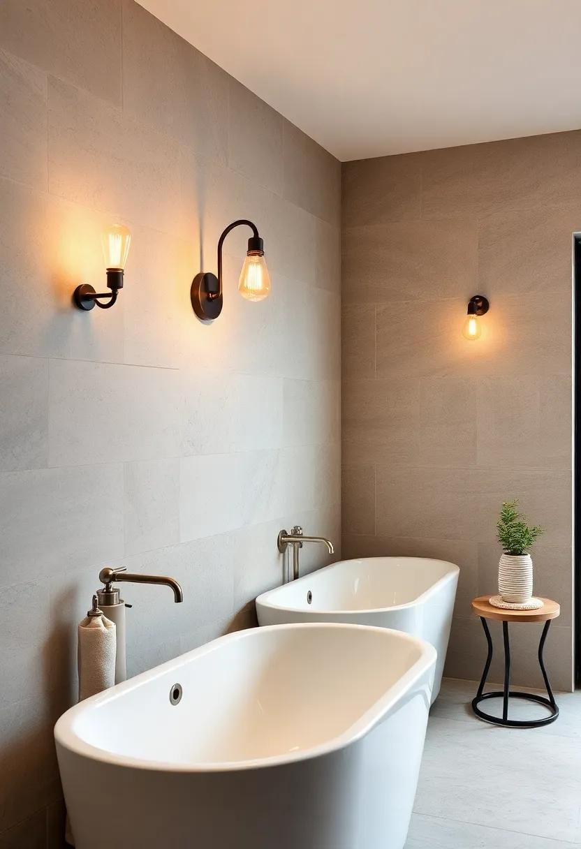 Industrial Edge: Choose sconces with raw metal⁤ finishes and Edison bulbs to create a trendy, industrial ⁣vibe that contrasts beautifully with ⁢softer elements in your space