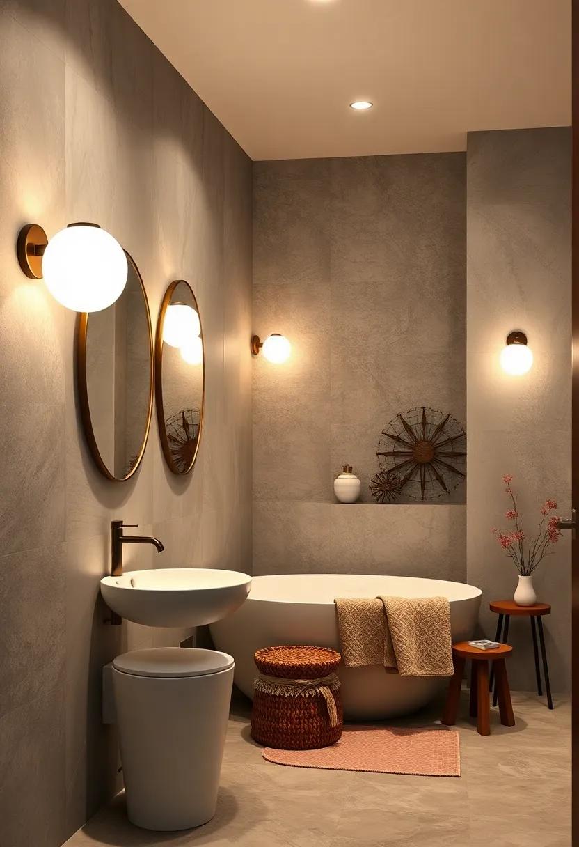 Softly Glowing Globes:⁢ Light up your bathroom with globe sconces that provide a soft, diffused light, creating a tranquil atmosphere for relaxation