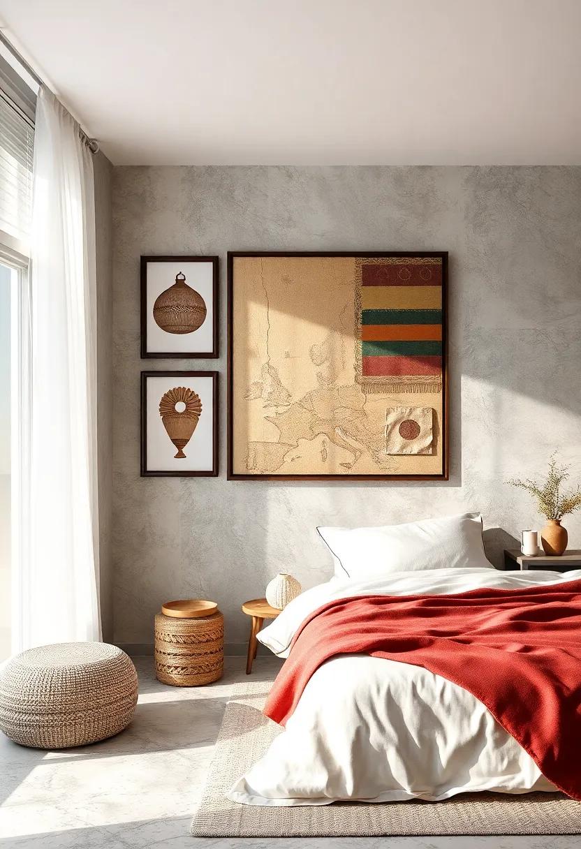 Cultural Artifacts: Frame textile ‍pieces⁤ or artifacts ⁢from your travels to infuse your space with global inspiration