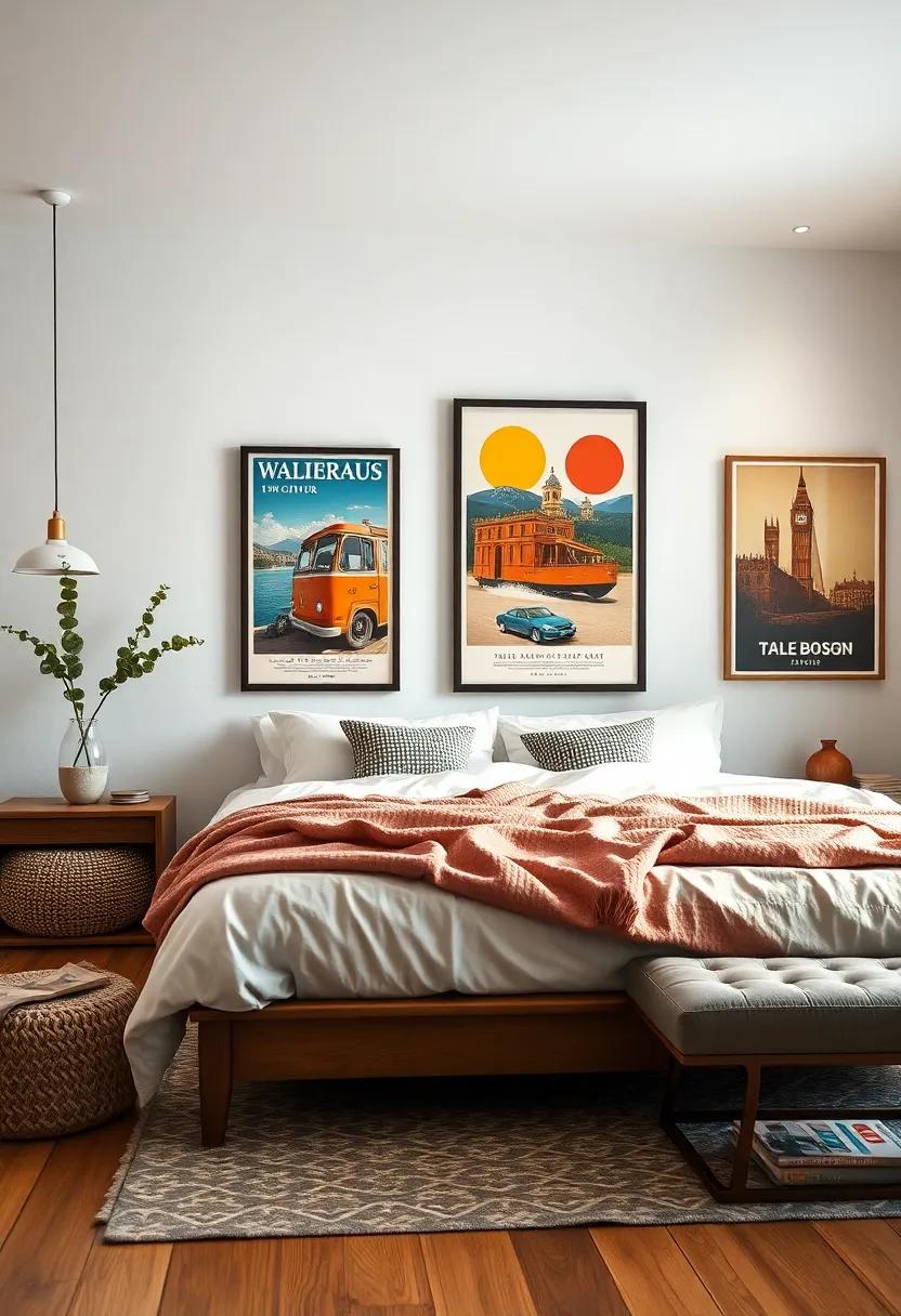 Vintage travel Posters: Evoke wanderlust by adorning your walls with‌ retro travel posters from your favorite destinations