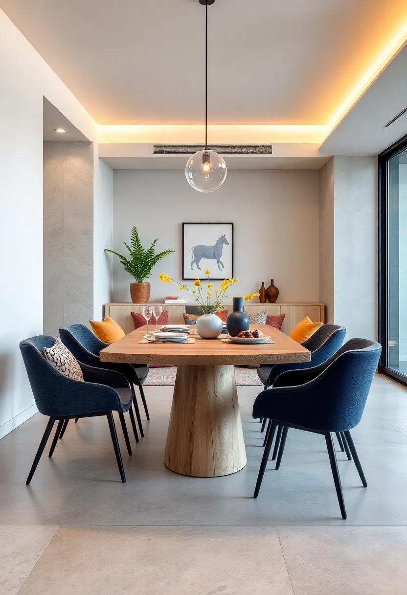 Choose a multipurpose dining table‌ that ‍can double as ‍a⁣ workspace‍ or a ⁤game table when needed