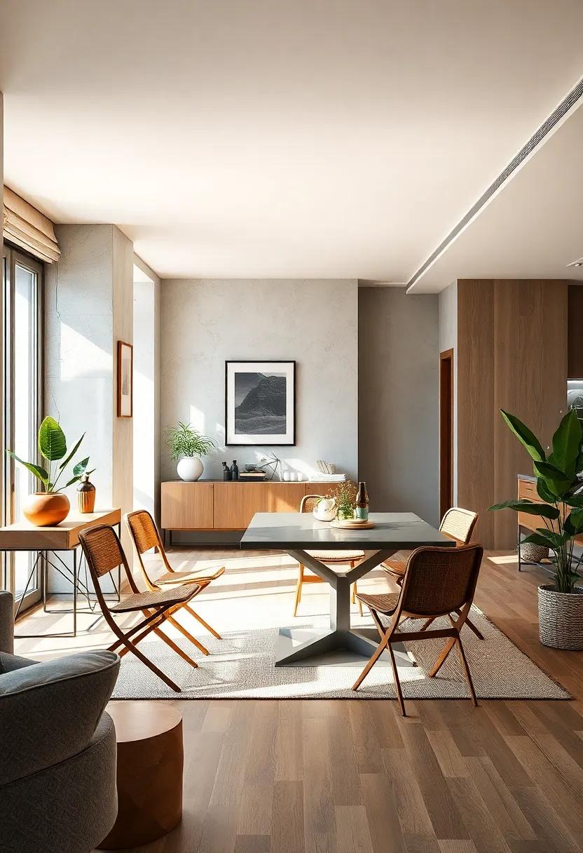 Opt for stackable or foldable chairs that ⁢can be easily stored away when not in use to free up floor space