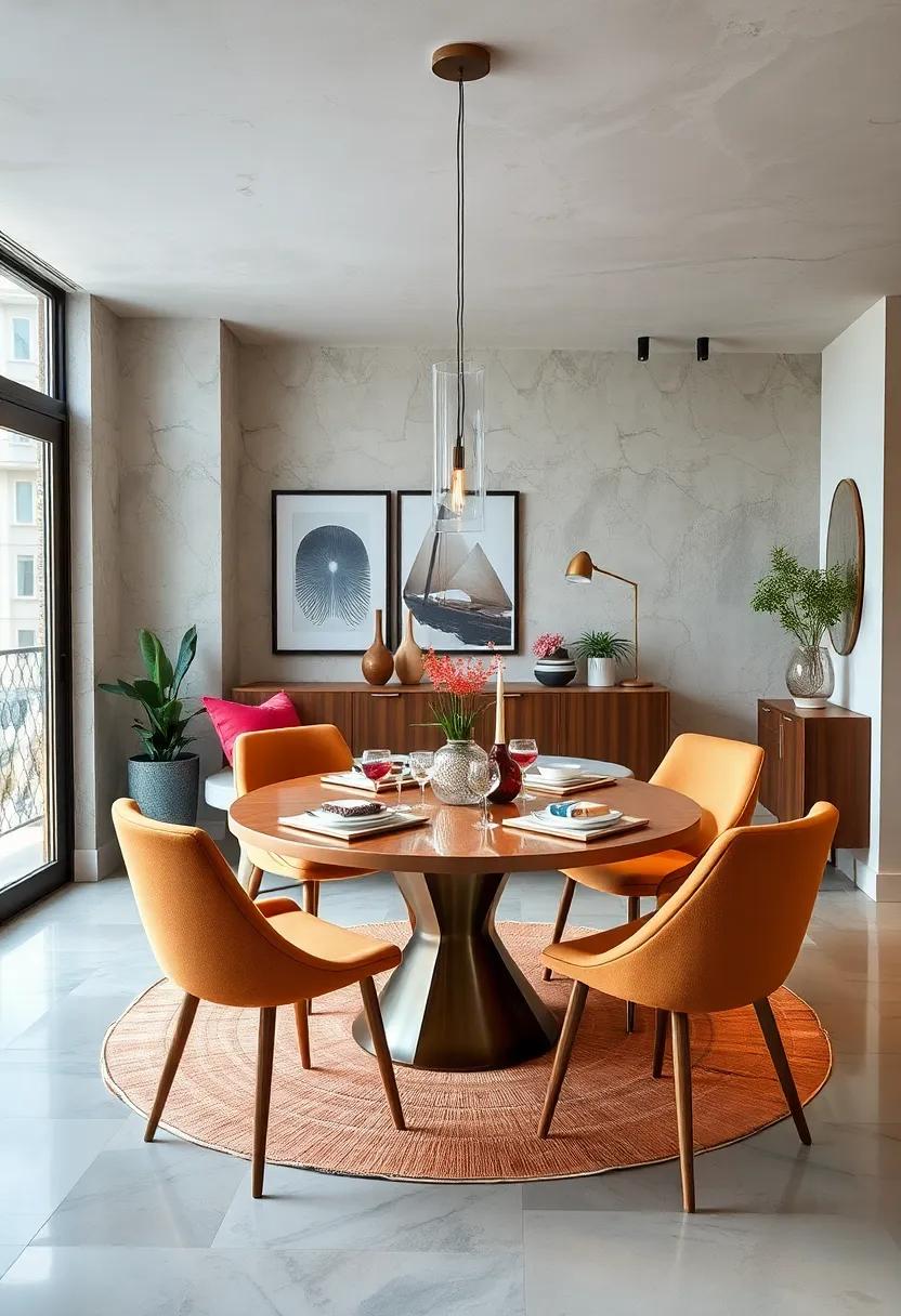 Opt for a round table ⁣to promote a ⁣more ‌intimate dining experience ⁣and ⁣allow for easier movement ⁣around the space