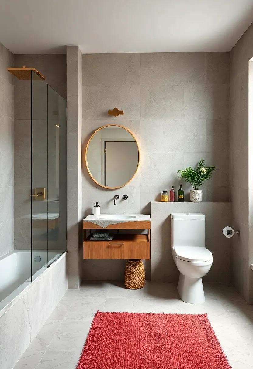 Invest in Wall-Mounted Fixtures: Save ⁣floor space and maintain a clean look by opting for wall-mounted faucets and toilets