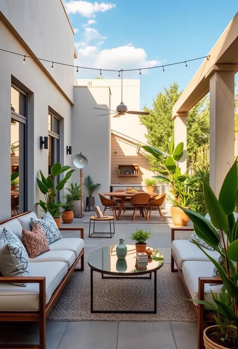 Dining Cart: ⁢Use ‌a ‍rolling bar‍ cart for serving drinks ‍and snacks, adding a functional yet chic element to your outdoor set-up