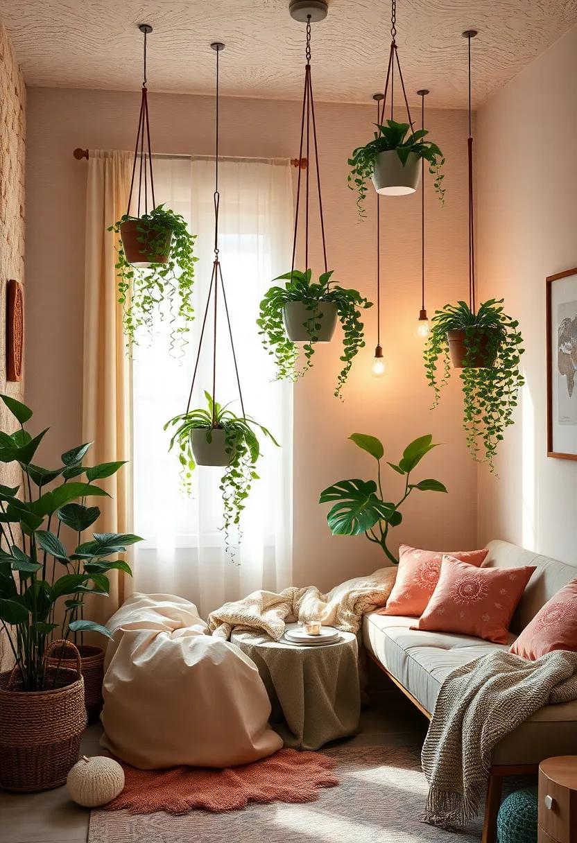 Hanging Plants: Use hanging planters to ​bring life to your room;‌ cascading greenery can enhance the romantic ambiance of ‍your space