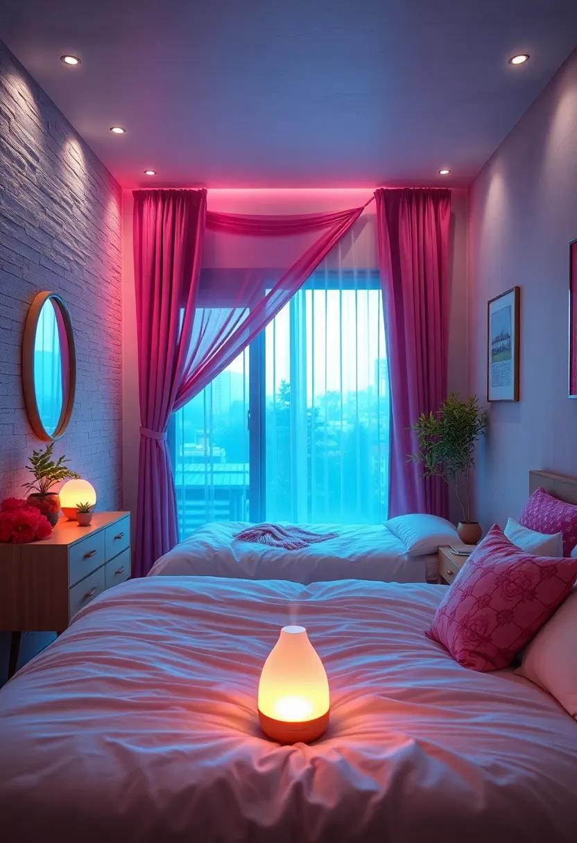 aromatherapy⁢ Diffuser: Incorporate‍ an essential oil diffuser to fill your ⁢room with soothing scents, helping ‍to create‍ a tranquil and romantic environment