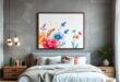 29 Stunning Bedroom Wall Art Ideas Using Watercolors to Elevate Your Space