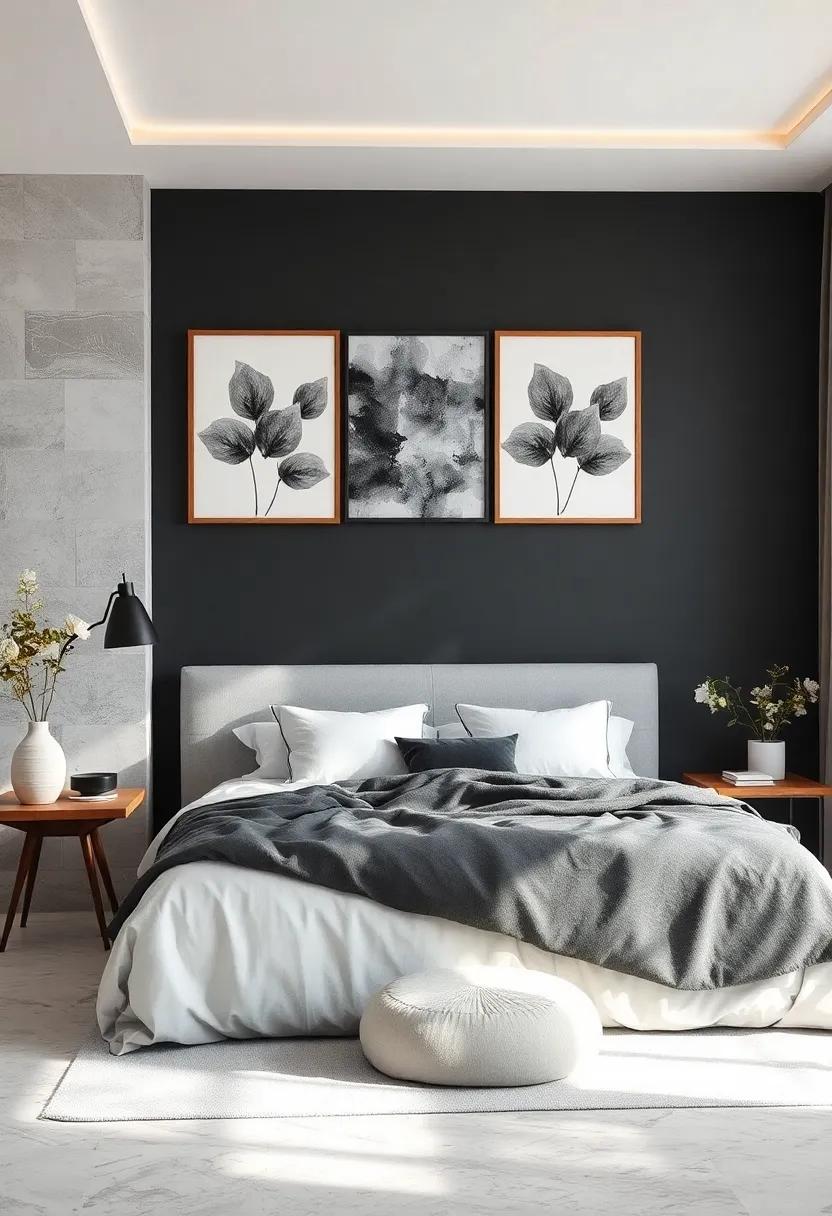black and White‍ Watercolors: Consider a monochromatic approach to watercolor art for a timeless, sophisticated aesthetic that suits ⁣any decor ‍style