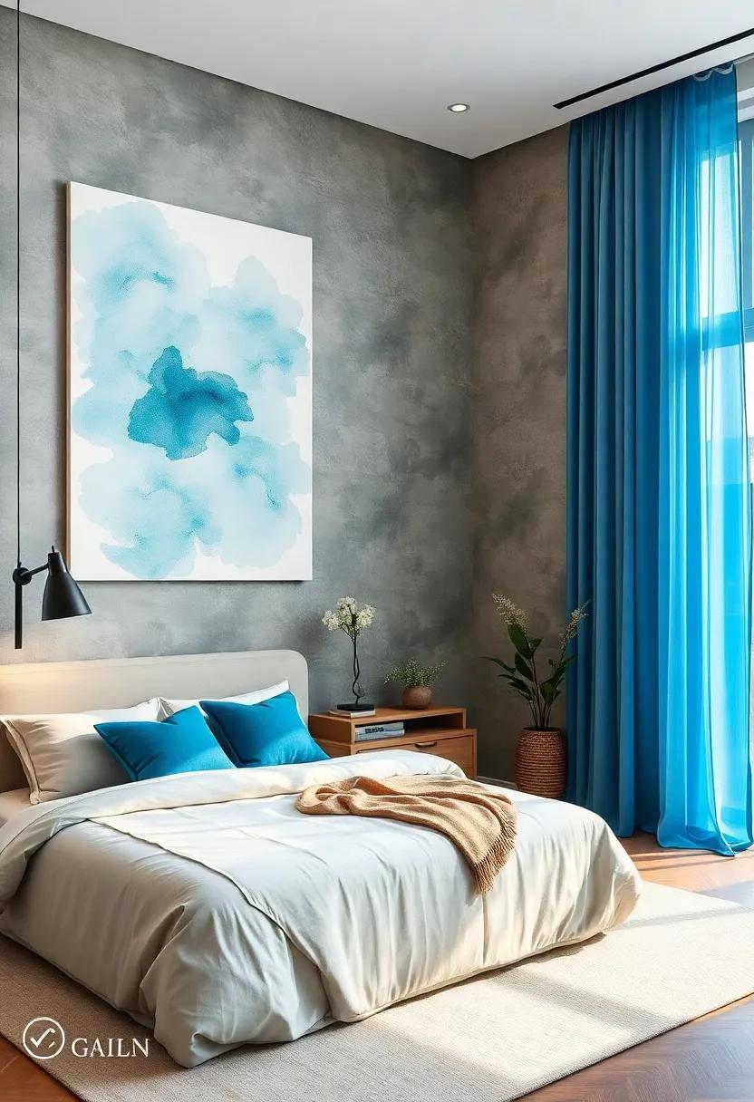 Cool Color Schemes: Utilize shades of ‍blues and greens in ⁢your ‌watercolor art to foster a cool and relaxing environment in your bedroom