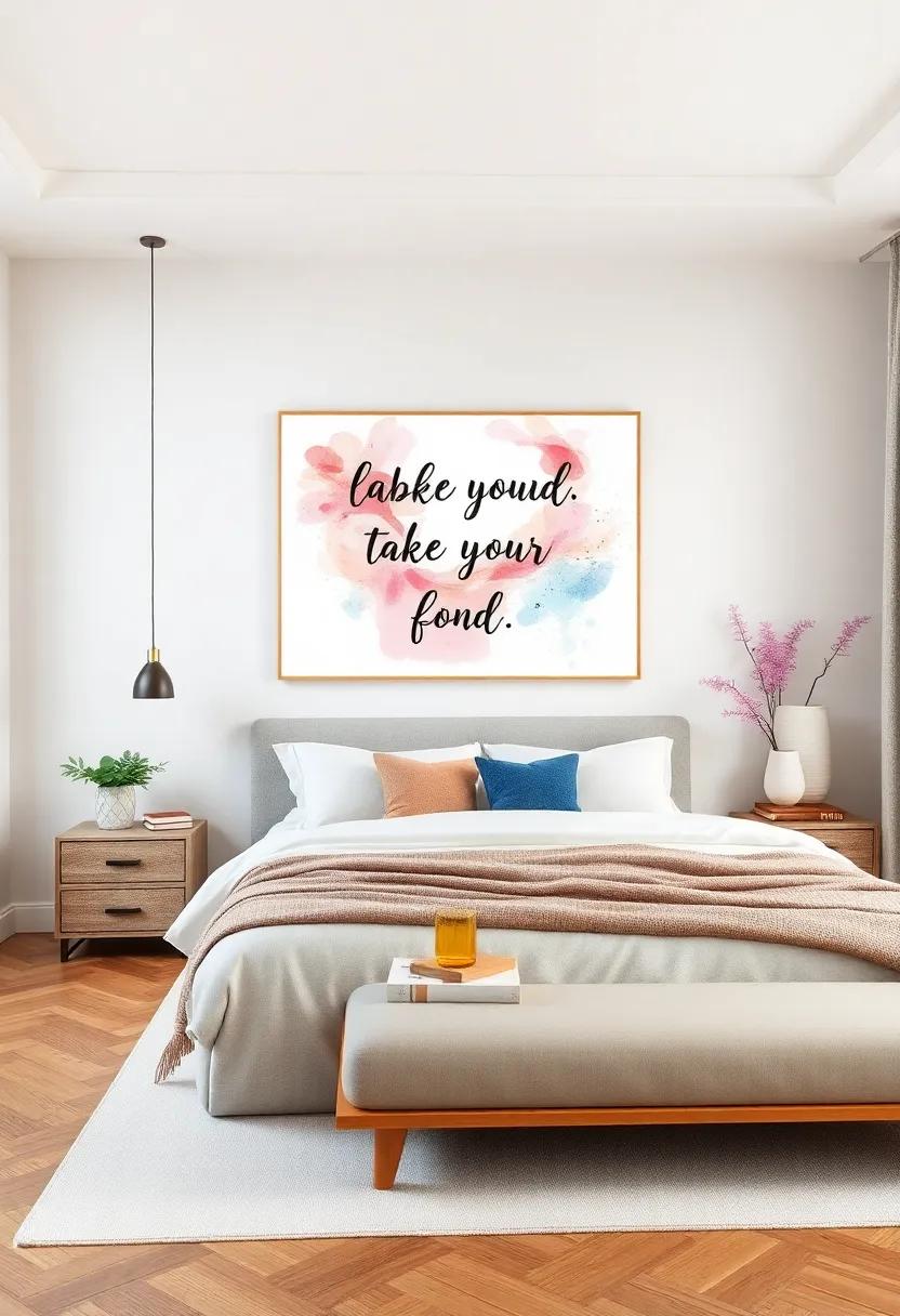 Custom Quote Art: Transform your‌ favorite quotes ⁢into beautiful watercolor artworks that inspire and uplift, perfect for personalizing your bedroom