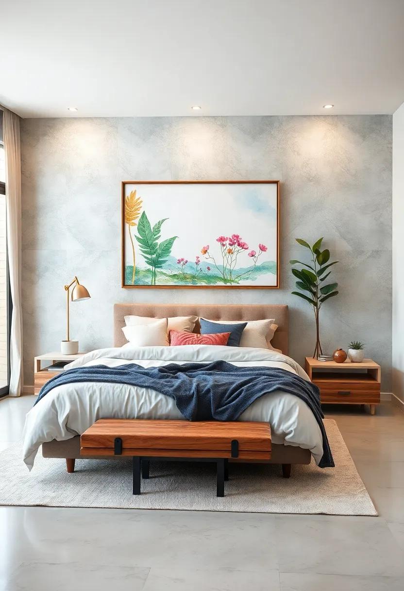 Illustrative Storyboards: Create‍ a narrative with a ⁢series of smaller watercolor illustrations that together tell a story and enrich your​ bedroom ‍decor
