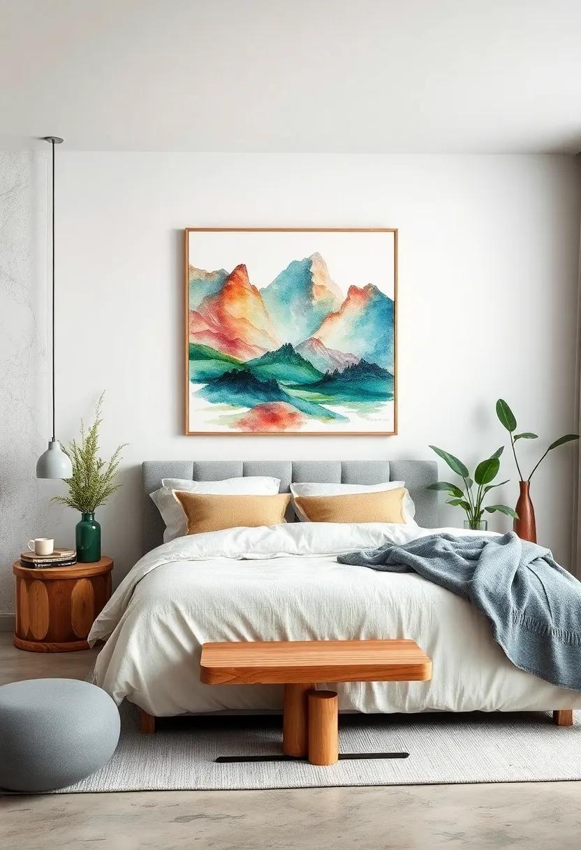Layered Landscapes: Focus on layering techniques in watercolor to add depth and intrigue to landscape artwork, enhancing visual interest on your walls