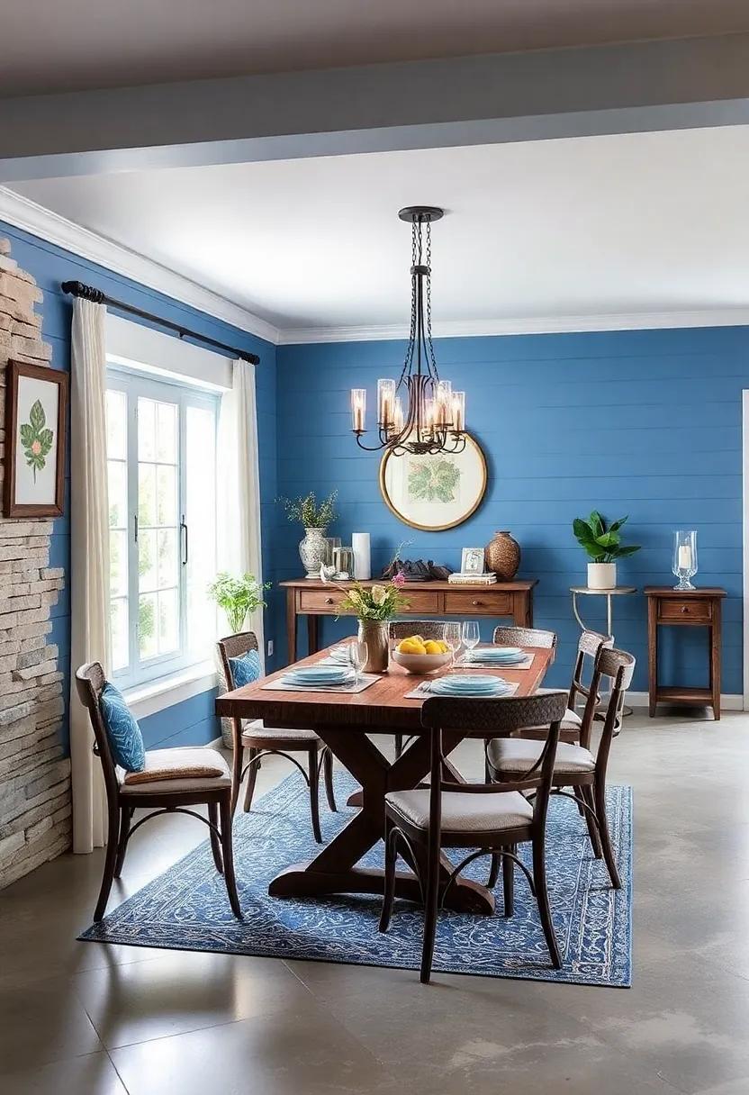 country⁤ Cozy:⁣ Add a country touch with light blue shiplap‌ walls,rustic wooden tables,and vintage accents for a warm,homey feel