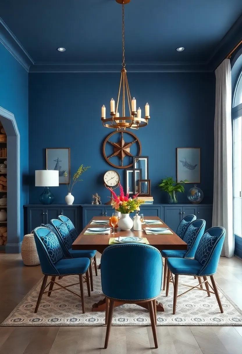 Nautical ‍Nuance: bring‍ the⁤ nautical ⁤theme indoors with ‍navy​ walls adorned with maritime-inspired décor, perfect for seaside or lakeside ‍homes