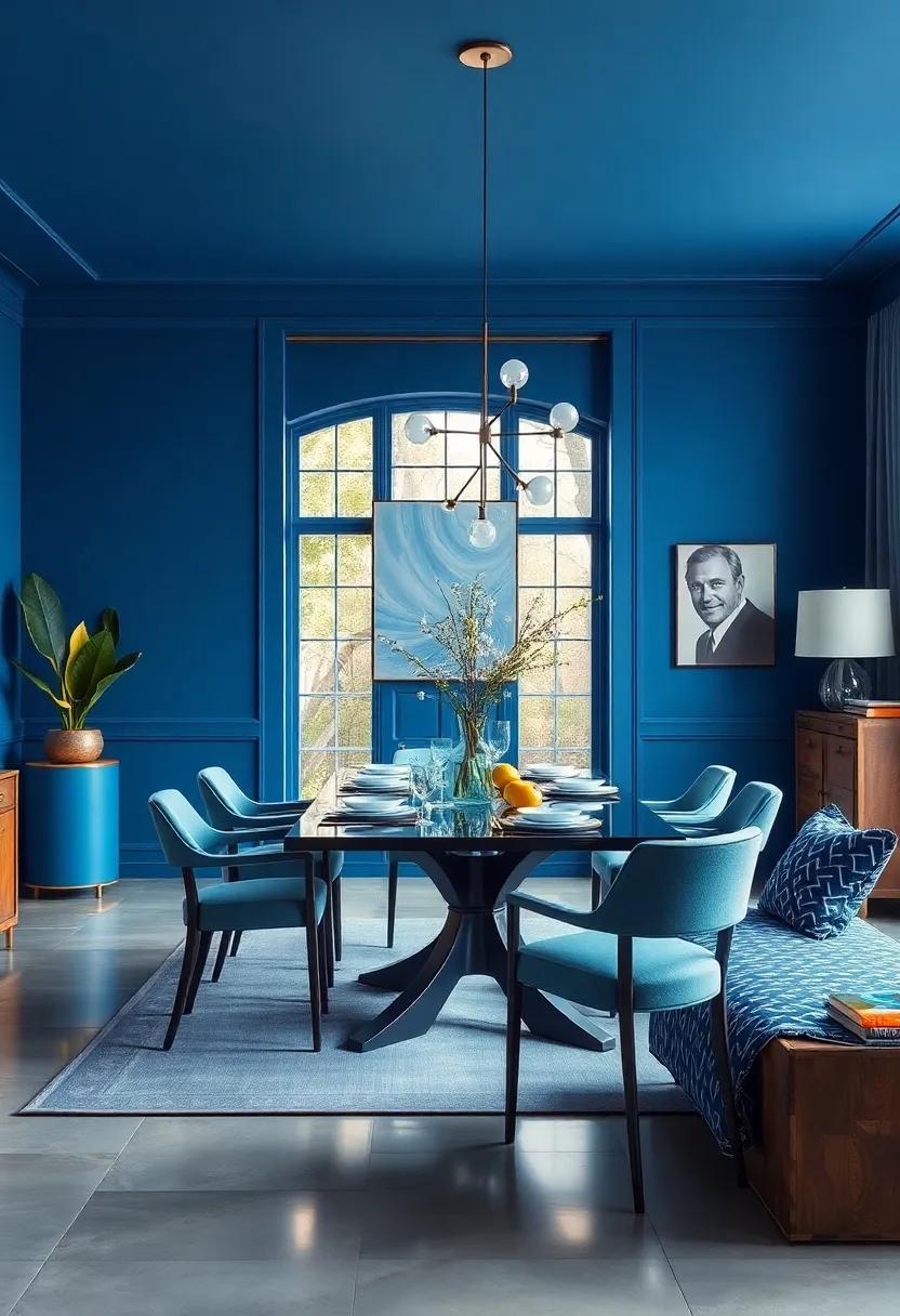 Sophisticated Eclectic: Mix and match blue shades with diverse‍ patterns and styles for a sophisticated yet‍ eclectic approach that ‍reflects your unique taste