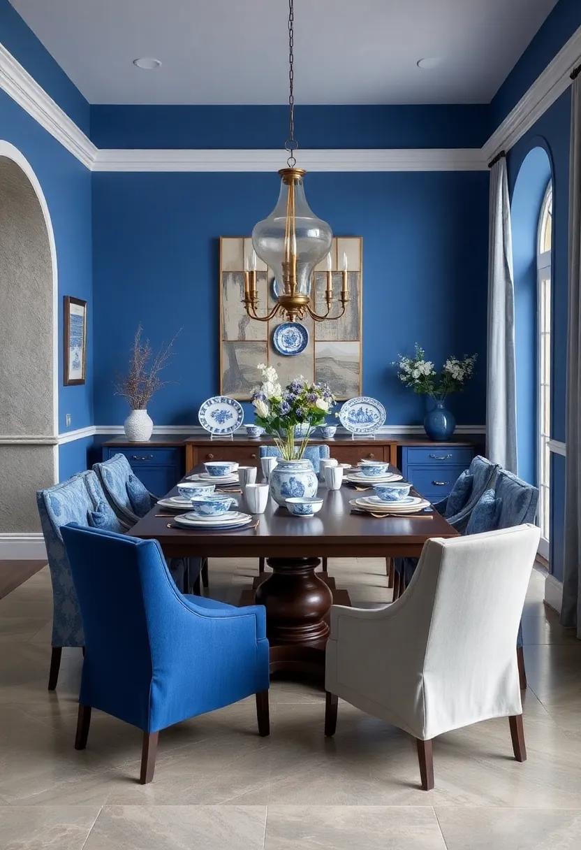 Timeless Tradition: ‌Choose ‍classic⁢ blue and white china paired with a dark wood table to⁤ create a timeless dining experience ‌with ‍a sophisticated touch