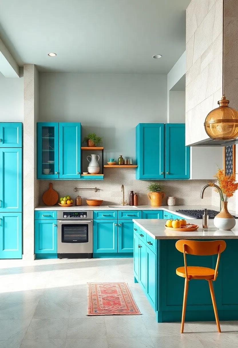 Turquoise: Infuse your culinary space with lively energy through vibrant Turquoise,‍ perfect for adding‌ a‌ pop of color and a⁤ sense ​of fun