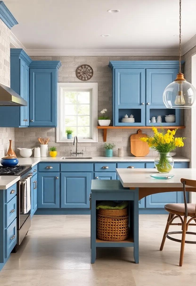 Ocean‌ Teal: Capture the essence of coastal ⁢living with this vibrant teal shade ⁢that brings a ​sense of adventure‍ and playfulness to your kitchen