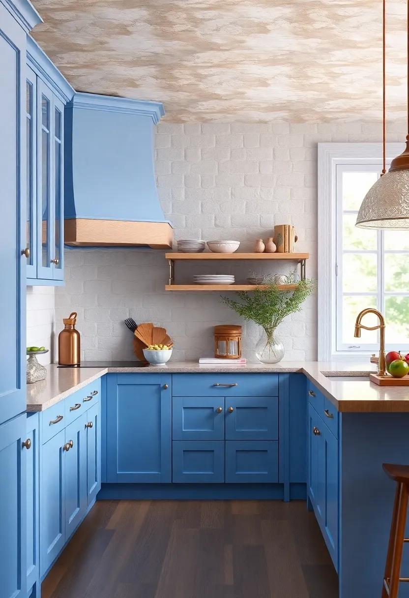 Light Periwinkle: This gentle blend of blue and lavender creates a dreamy atmosphere,making it perfect for a kitchen infused with whimsy