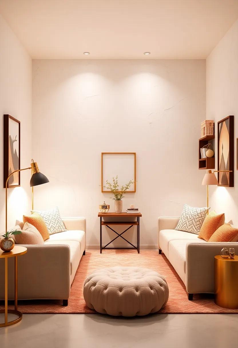 Accessorize​ with Gold: ⁣Use gold accents in frames, ‍lamps, ‌and decorative objects to add‌ a touch of⁤ luxury to⁢ the room's decor