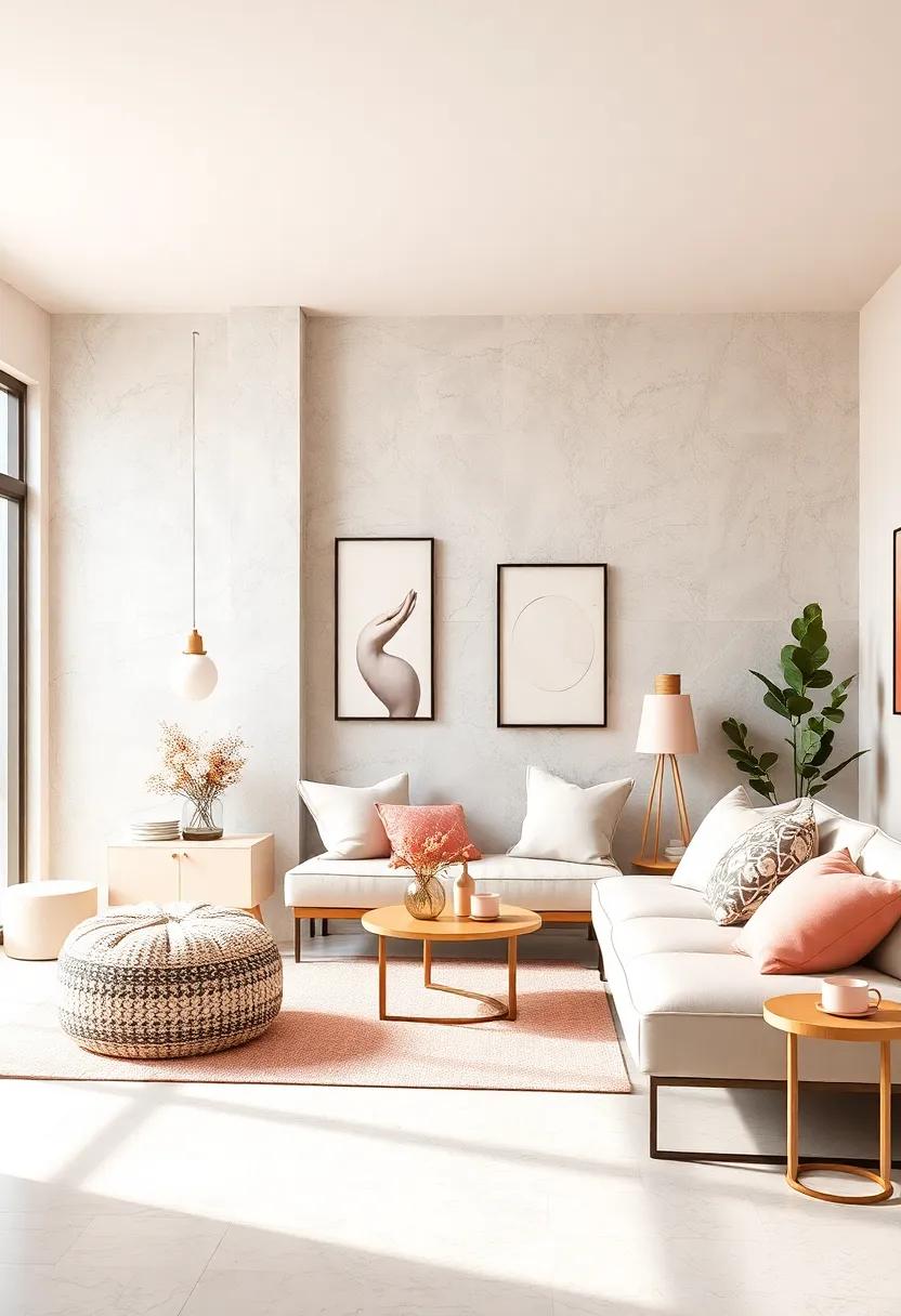 Statement Bedding: Choose beddings with elegant ivory florals or geometric‍ patterns⁢ in⁣ blush ‌to set a chic ⁤tone