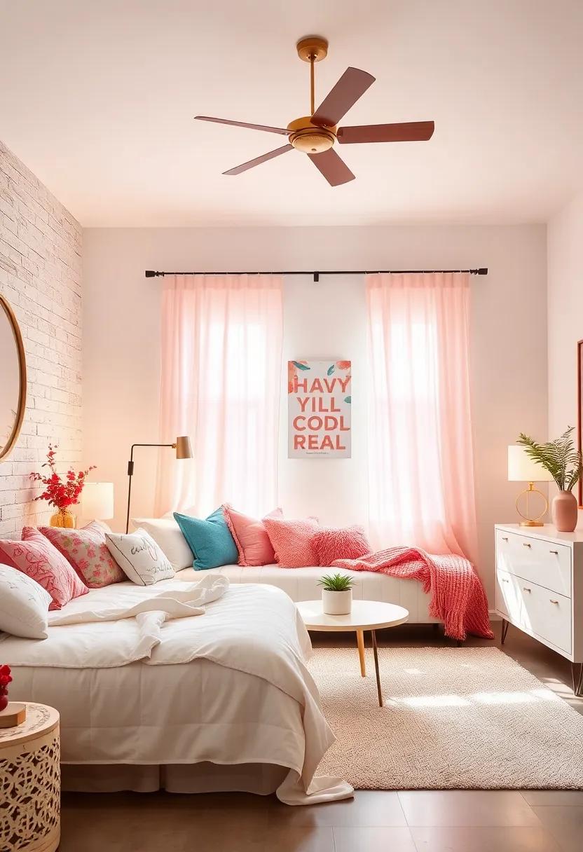 Seasonal ​Changes: Swap out textiles ‍or decor ⁣items seasonally in complementary blush tones⁢ to keep the room fresh⁤ and ‍inviting