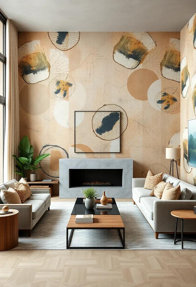 Rustic Fusion: Earthy tones⁤ combined⁣ with abstract patterns inspire⁤ a ⁢connection​ to nature, creating a cozy and grounded atmosphere that⁣ harmonizes ⁣with ⁤rustic and farmhouse ‌decor