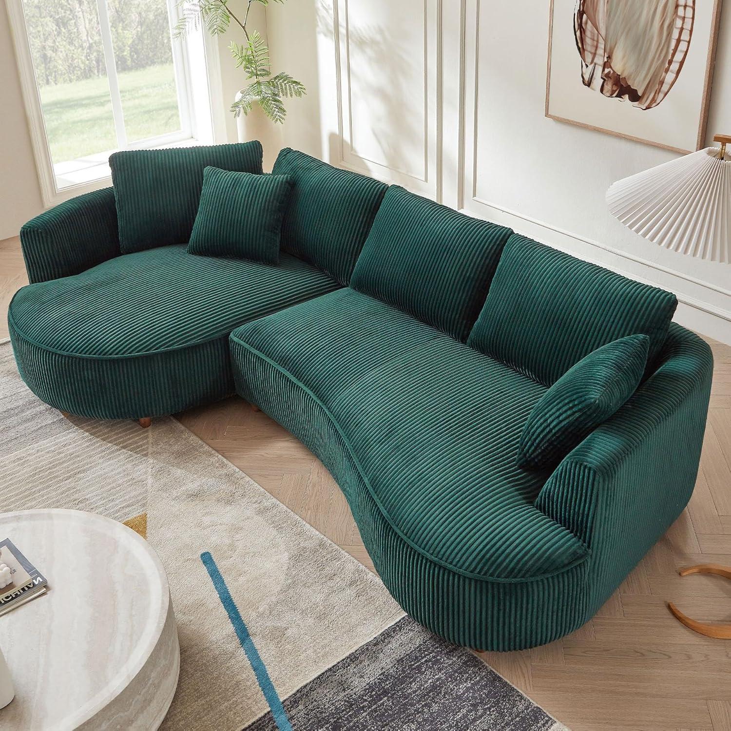 KEVINSPACE 122.04″ Curved Sofa — fits your living room KEVINSPACE 122.04″ Curved Sofa — fits your living room