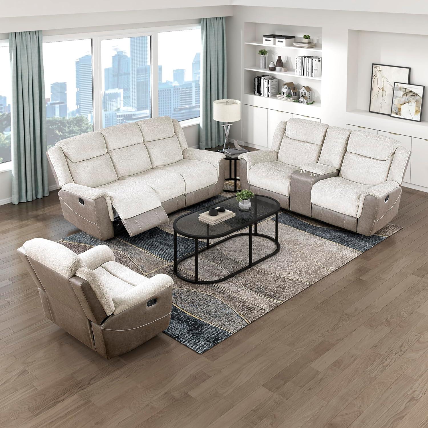 Lexicon 3 Piece Living Room Furniture Sets – fits your space