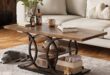 Giftgo Rustic Coffee Table L 47 Fits Your Living Room