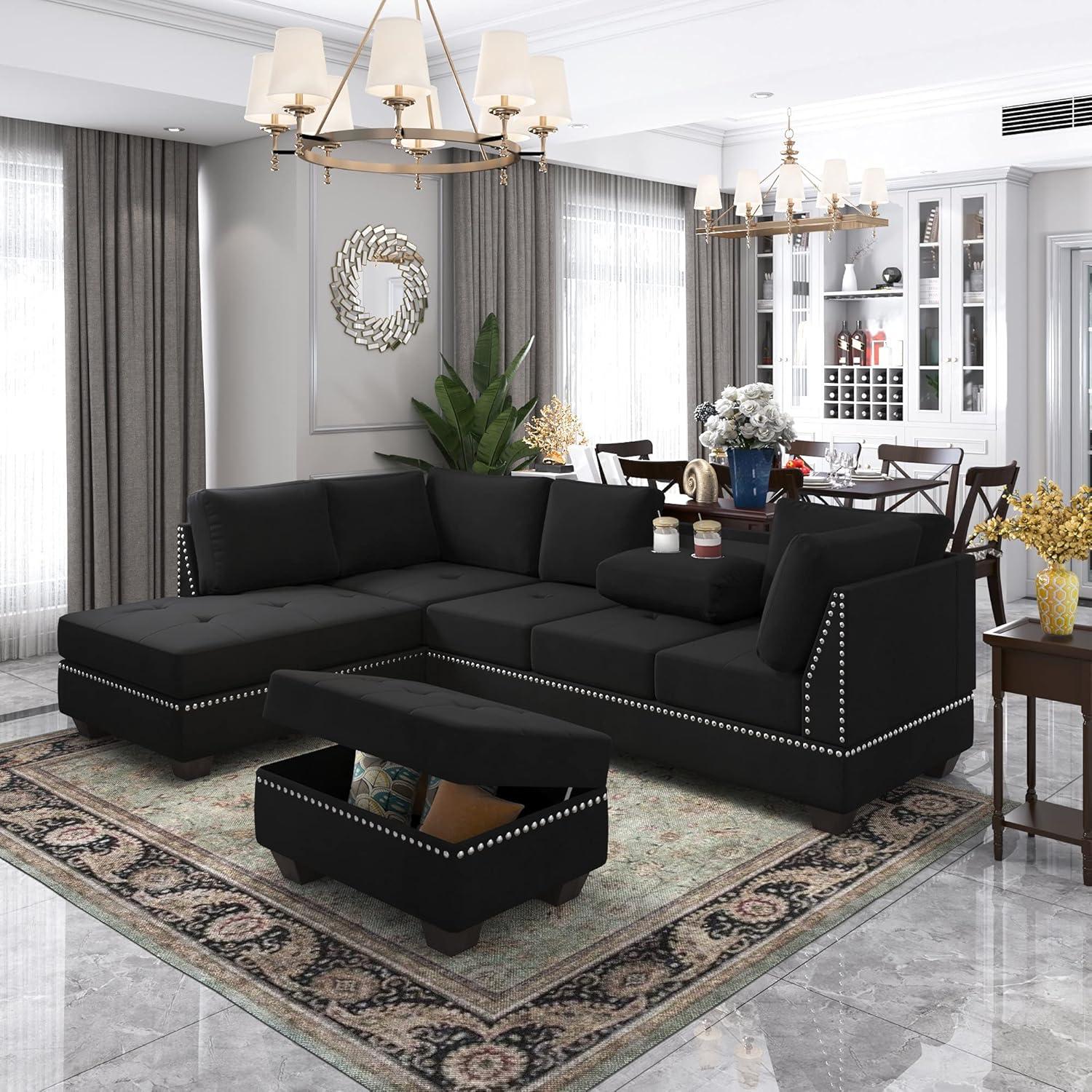 Harper & Bright Designs Sectional Sofa Set: your living area Harper & Bright Designs Sectional Sofa Set: your living area