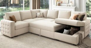 Honbay Sectional Couch With Pull Out Bed How You Use It