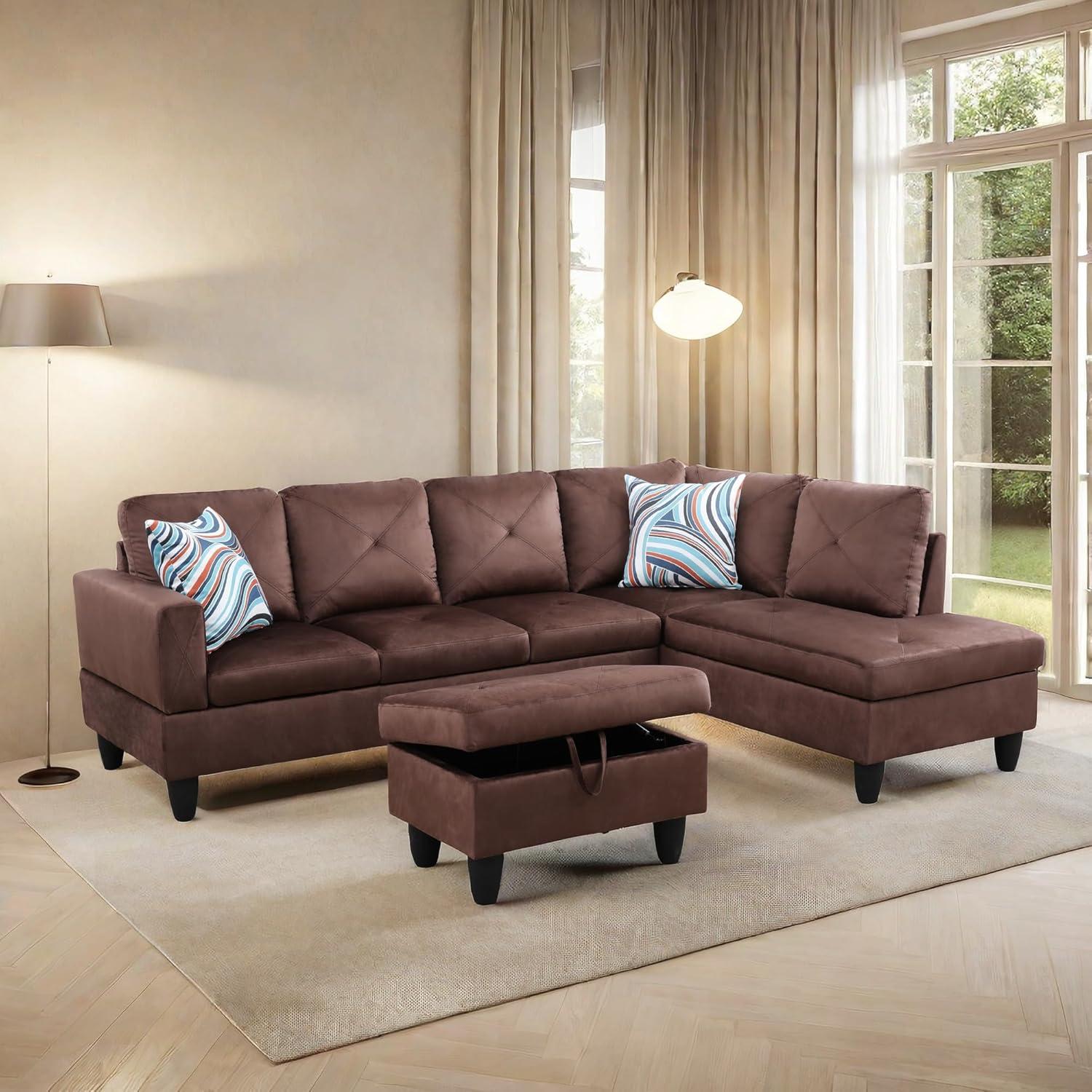 L Shaped Sectional Sofa with Ottoman – your everyday corner L Shaped Sectional Sofa with Ottoman – your everyday corner