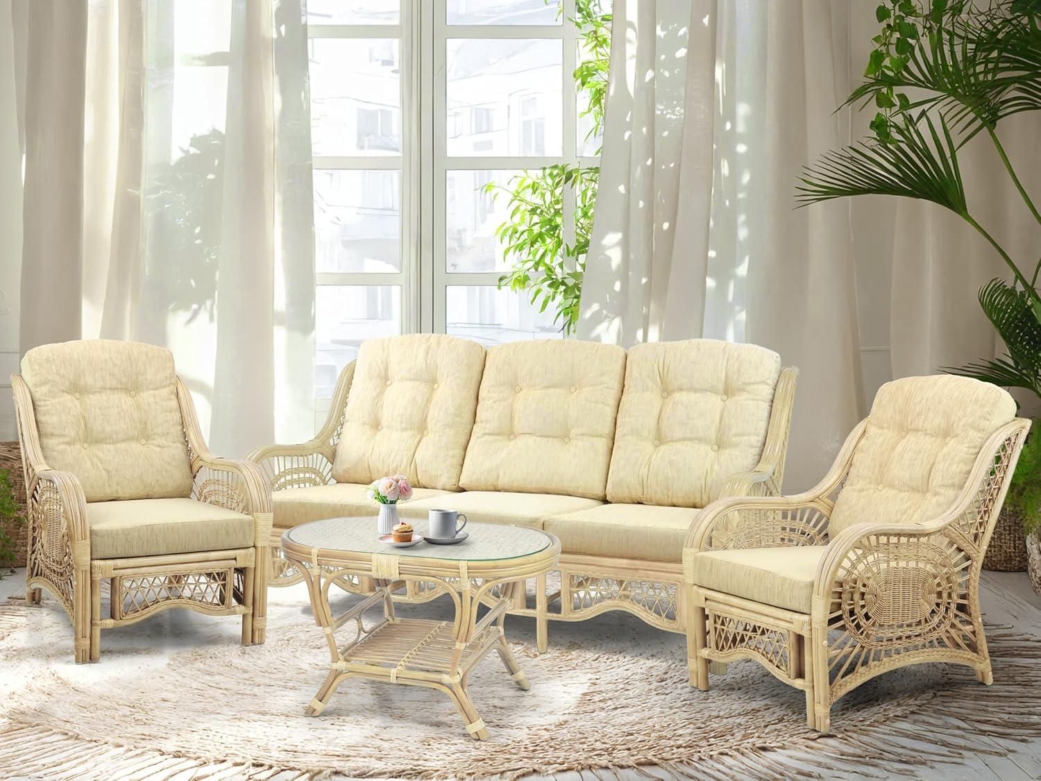 Malibu Lounge Set of 4 — how it sits in your sunroom Malibu Lounge Set of 4 — how it sits in your sunroom