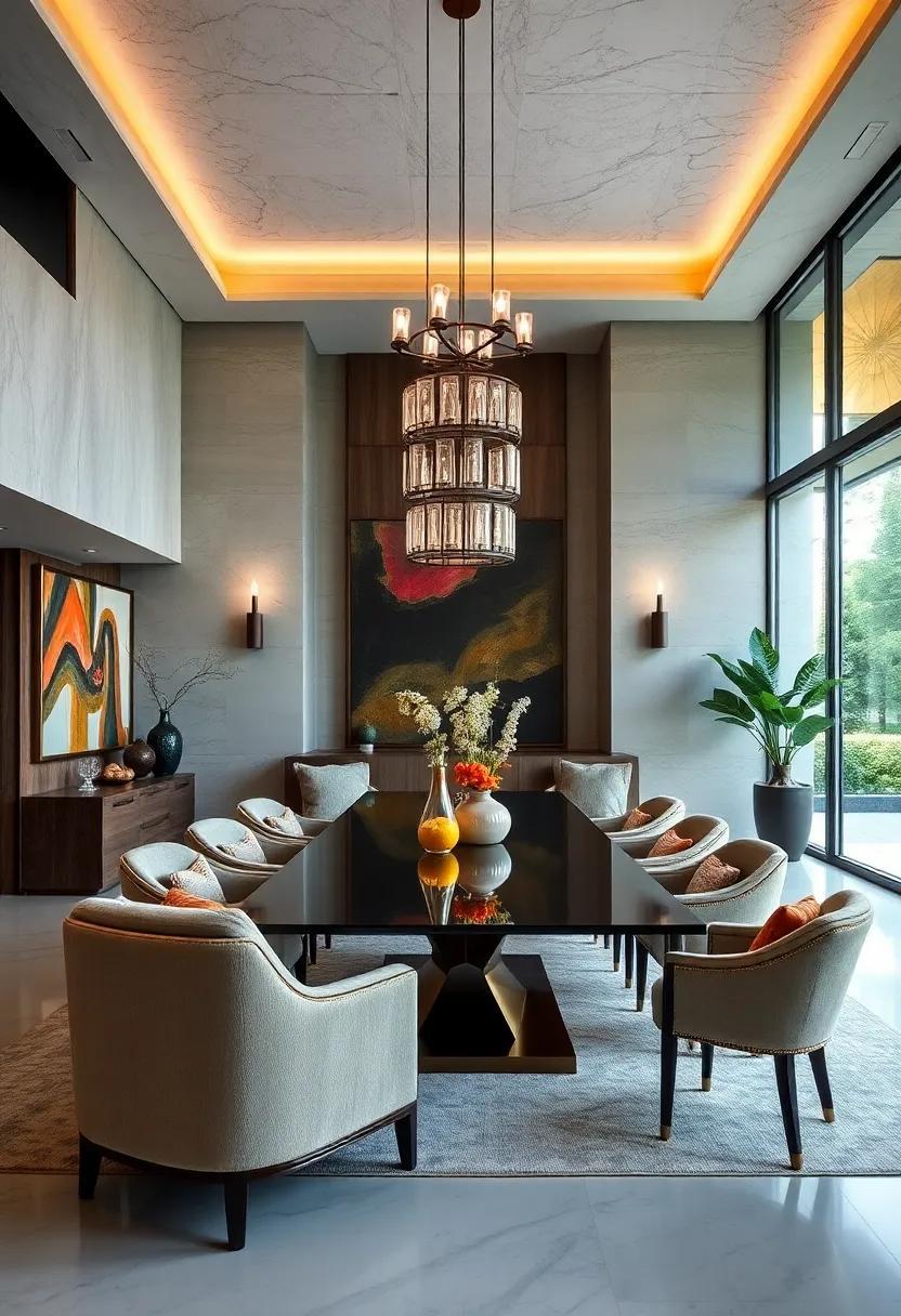 Elevate Your Aesthetic: Transforming Grand Dining Rooms with Statement Lighting Elevate Your Aesthetic: Transforming Grand Dining Rooms with Statement Lighting