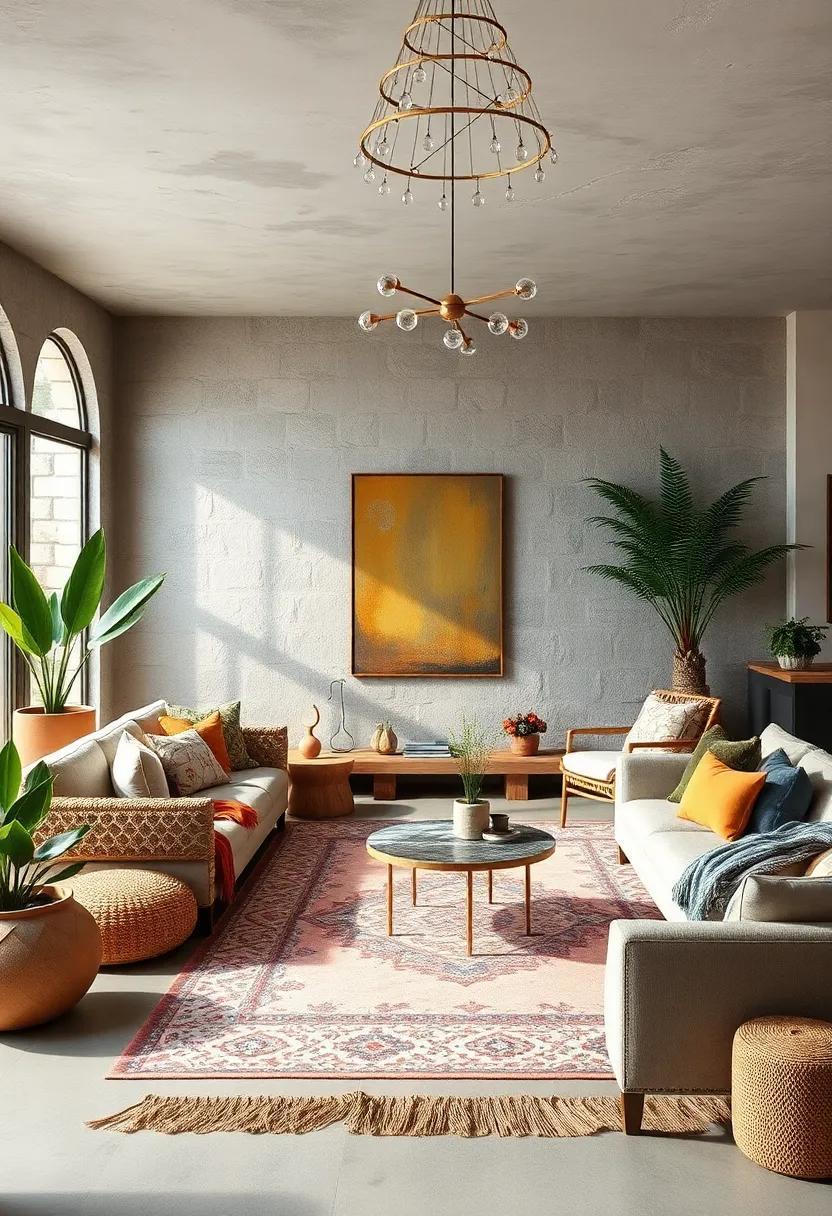 Embrace the Free-Spirit: Creative Boho Eclectic Living Room Inspirations