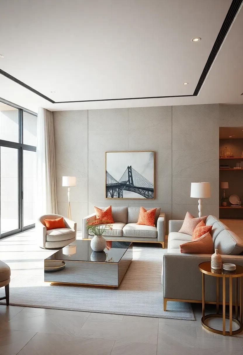 25 Stunning Ideas for an Elegant Luxury Living Room with Mirrored Furniture 25 Stunning Ideas for an Elegant Luxury Living Room with Mirrored Furniture