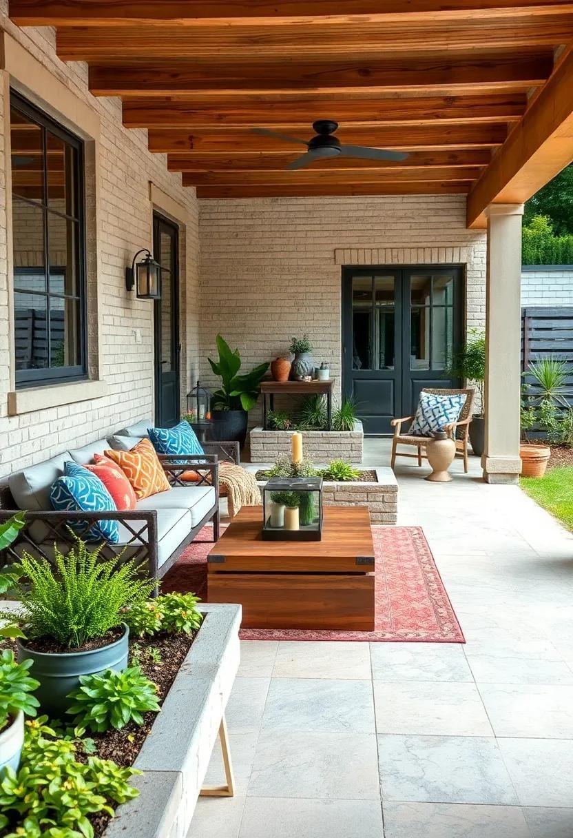 24 Creative Patio Ideas to Harmoniously Integrate Garden Beds into Your Outdoor Space