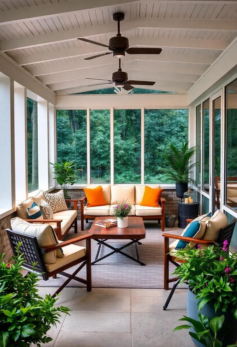27 Stylish Small Screened Porch Ideas Featuring Space-Saving Foldable Furniture 27 Stylish Small Screened Porch Ideas Featuring Space-Saving Foldable Furniture