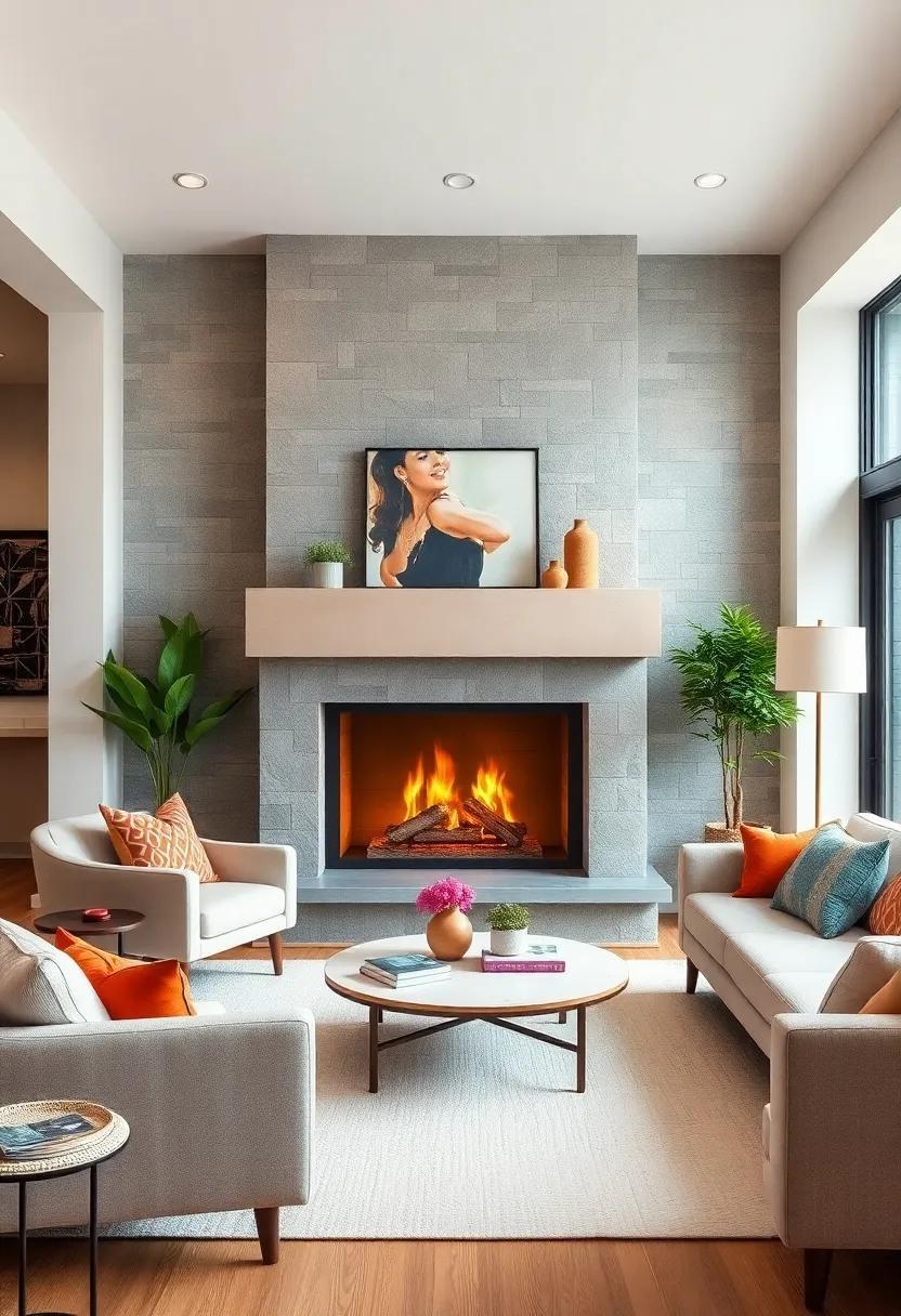 25 Inspiring Ideas for Small Living Room Fireplaces with Stylish Floating Mantels 25 Inspiring Ideas for Small Living Room Fireplaces with Stylish Floating Mantels