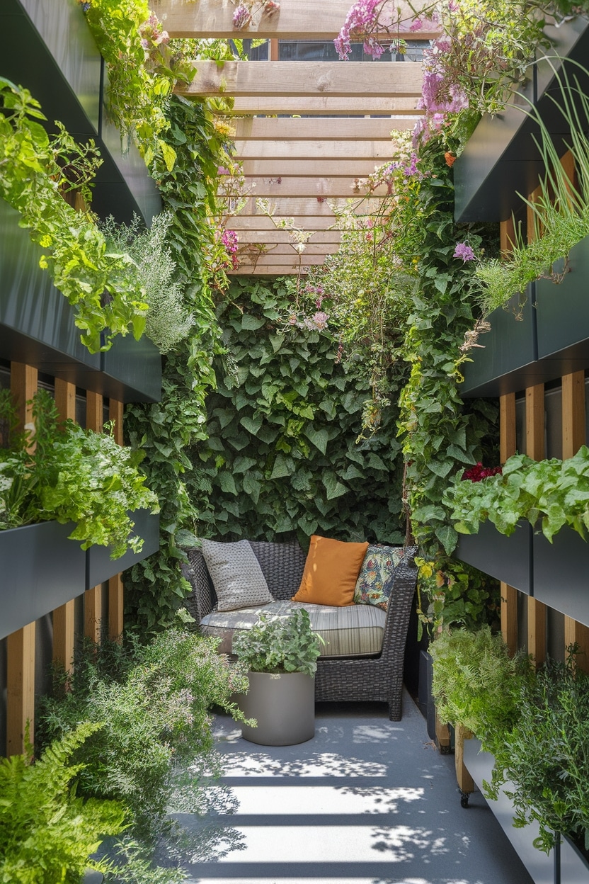 space saving vertical gardening