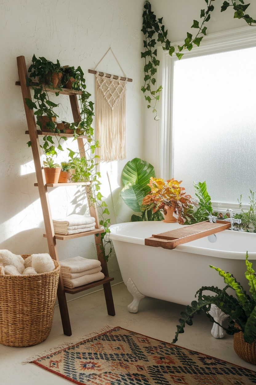 lush greenery enhances tranquility