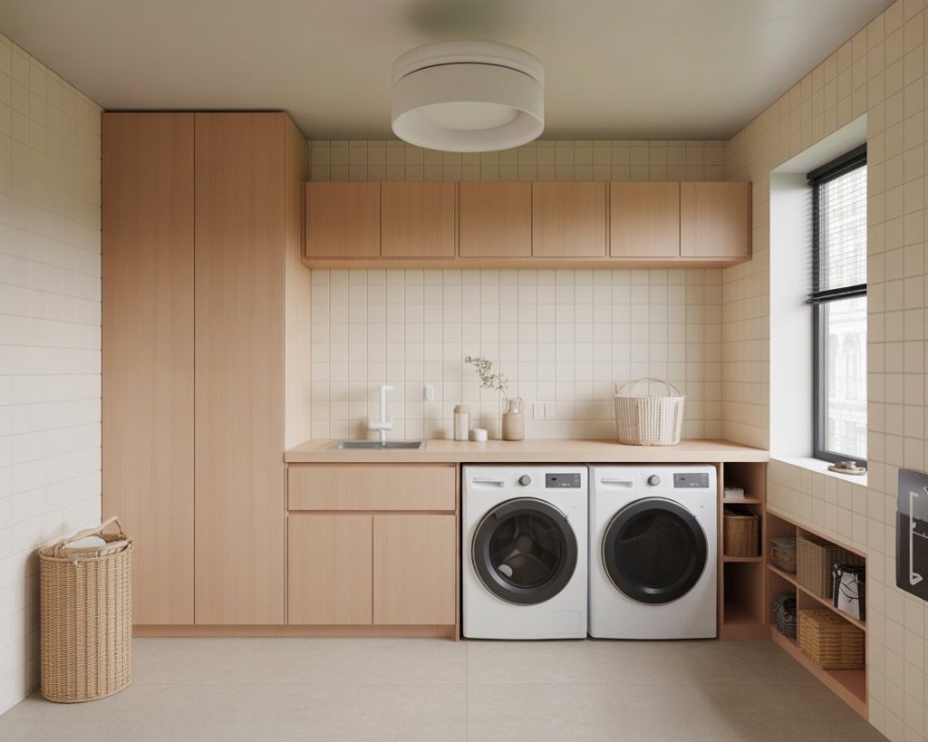 After minimalist laundry