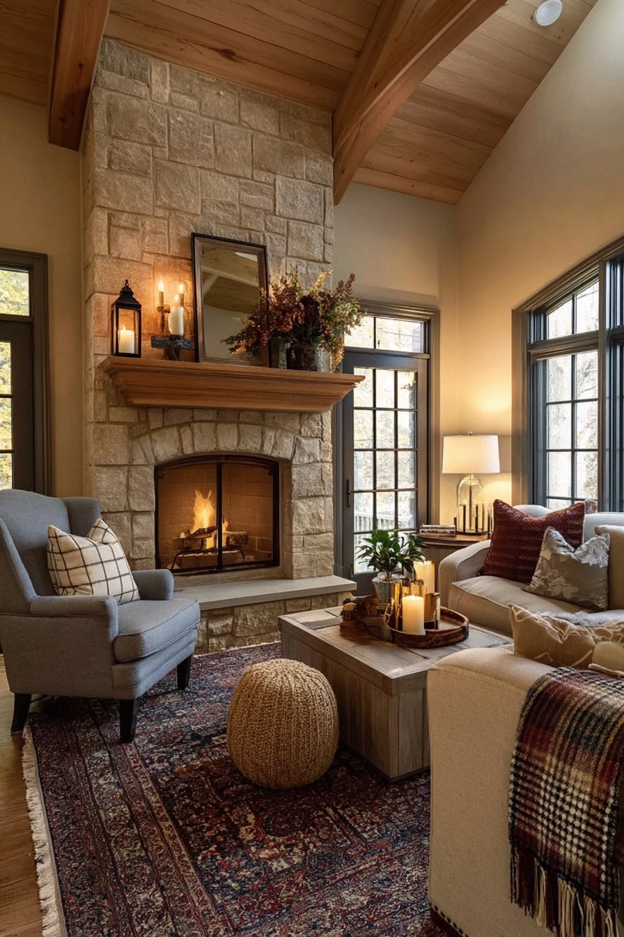 Anchor Your Space Between Expansive Windows